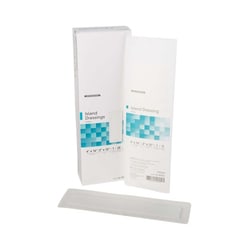 Med Vet International&nbsp;McKesson White Adhesive Dressing 4 x 14 Inch 16-89042 25/Box