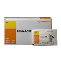 Med Vet International&nbsp;Primapore White Adhesive Dressing 2 x 3 Inch Sterile 7133 Each