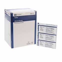 Med Vet International&nbsp;Adhesive Dressing Telfa 3 X 4 Inch Film / Cotton Rectangle White Sterile 7643 100/Carton