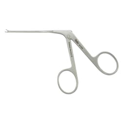 Med Vet International&nbsp;Miltex Alligator Ear Micro Forceps 3in Shaft Oval Cup Jaws 0 8mm Wide German 19-2110
