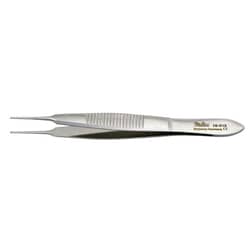 Med Vet International&nbsp;Miltex Lester Fixation Forceps 3-7/8in Delicate 1 X 2 Teeth 0 7mm Wide At Tip German 18-912
