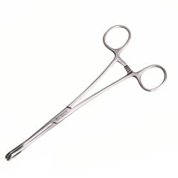 Med Vet International&nbsp;Foerster-Ballenger Straight Sponge Forceps Straight 8 Tip Serrated