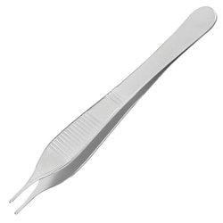 Med Vet International&nbsp;Miltex Adson Tissue Forceps 4 75in 1 X 2 Teeth 12/Pack EG6-120