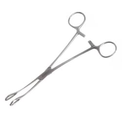 Med Vet International&nbsp;Foerster-Ballenger Sponge Forceps Curved 8 Tip Serrated