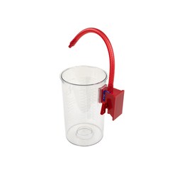 Med Vet International&nbsp;Dynarex Reusable Outer Suction Canister - Wall Mount 1500 cc 10/Case