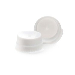 Med Vet International&nbsp;McKesson White Tube Closure 16 mm 177-113148W 1000/Bag