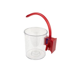 Med Vet International&nbsp;Dynarex Reusable Outer Suction Canister - Wall Mount 1000 cc 10/Case
