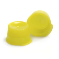 Med Vet International&nbsp;McKesson Yellow Tube Closure 13 mm 177-113146Y 1000/Bag