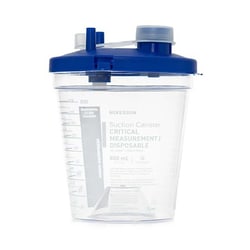 Med Vet International&nbsp;McKesson Suction Canister Disposable 800 mL 16-43208-05 32/Case