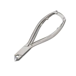 Med Vet International&nbsp;Nail Nipper Double Spring w/Catch 5 1/2in  (14 0cm) Angled Concave Jaws German Von Klaus