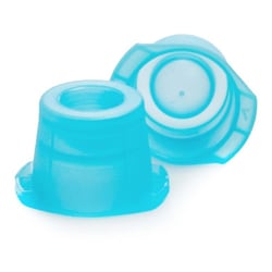 Med Vet International&nbsp;McKesson Blue Tube Closure 12 13 and 16 mm 177-118115B 1000/Bag