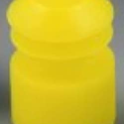 Med Vet International&nbsp;McKesson Yellow Tube Closure for use with 13 mm Blood Drawing Tubes Glass Test Tubes Plastic Culture Tubes 177-118240Y 1000/Bag