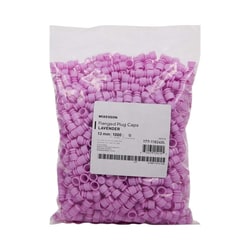 Med Vet International&nbsp;McKesson Lavender Tube Closure for use with 13 mm Blood Drawing Tubes Glass Test Tubes Plastic Culture Tubes 177-118240L 1000/Bag