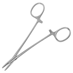Med Vet International Mayo-Hegar Needle Holder 6-in  (15 2cm) Fenestrated Jaws Von Klaus German Surgical Steel