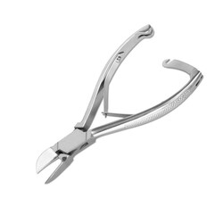 Med Vet International&nbsp;Nail Nipper Double Spring w/Catch 5 1/2in  (14 0cm) Concave Jaws German Von Klaus