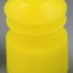 Med Vet International McKesson Yellow Tube Closure for use with 13 mm Blood Drawing Tubes Glass Test Tubes Plastic Culture Tubes 177-118240Y 20000/Case
