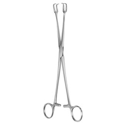 Med Vet International&nbsp;Miltex MeisterHand Schroeder Vulsellum Forceps 10in Straight 2 X 2 Teeth German MH30-1000