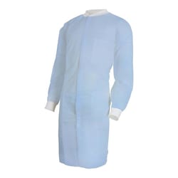 Med Vet International&nbsp;McKesson Lab Coat Large / X-Large Blue 34181200 10/Bag