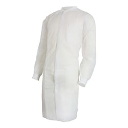 Med Vet International&nbsp;McKesson Lab Coat Large / X-Large White 34381200 10/Bag