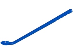 BURKLE INC&nbsp;Food spoons, long handle, 0.17 oz. (5ml), PS blue, sterile