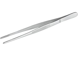 BURKLE INC&nbsp;Forceps, stainless steel, blunt, straight, 6.30 in. (160 mm)