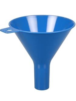 BURKLE INC&nbsp;Blue disposable powder funnel PS, Ø 3.94 in. (100 mm), sterile