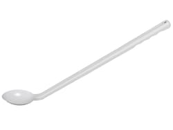 BURKLE INC&nbsp;Sampling spoon, long handle, 0.68 oz. (20ml), PS, white