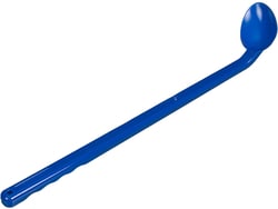 BURKLE INC&nbsp;Sampling spoon curved, l.h., 0.34 oz. (10 ml), PS blue,sterile