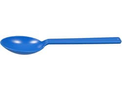 BURKLE INC&nbsp;Food spoons, blue, PS, sterile 0.34 oz. (10 ml)