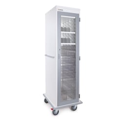 Marketlab&nbsp;Mobile Supply Cart, Single-Width, Single Column with 15 Storage Accessories