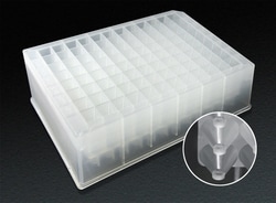 Analytical Sales & Services 2ml 96-Well Collection Plate, Square Top / Tapered V Bottom