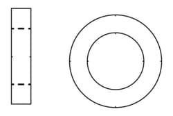 Waters Corp SEAL, 1.25 X 0.750 X 0.25, Quantity: Each of 1