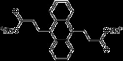 AdipoGen Anthracene-9,10-dipropionic acid disodium salt, Quantity: Each