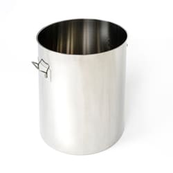 Amsta Rostfritt Stainless Steel Transport Container Without Skirtband, With Lid