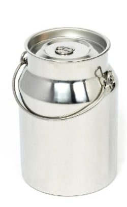 Amsta Rostfritt Stainless Steel Transport Bottle With Lid