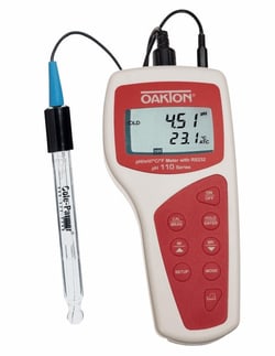Cole-Parmer All-in-One pH/ATC Probe, Refillable/DJ/Glass