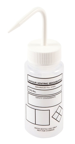 Dynalon™ Azlon™ Solvent Venting Custom Wash Bottle