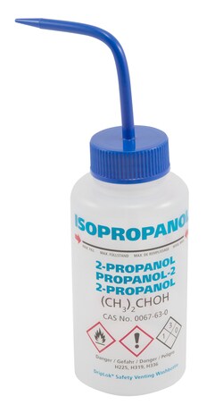 Dynalon Multi-lingual Wide Mouth GHS Wash Bottles, 500mL Isopropanol | Buy Online | Dynalon&trade; | Fisher Scientific