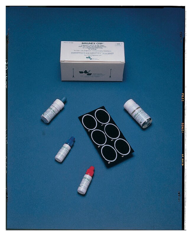 Alere Immunex Slide Test C Reactive Protein Test Kit 100 Tests Pk