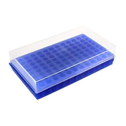 USA Scientific Inc&nbsp;96-place tube rack, blue