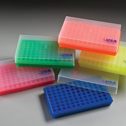 USA Scientific Inc&nbsp;96-place tube rack, green