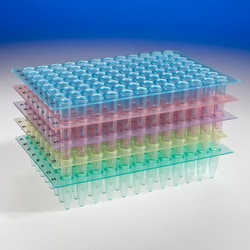 USA Scientific Inc TempPlate non-skirted 96-well PCR plate, assorted colors,