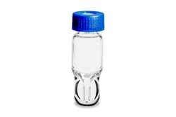 Waters Corp&nbsp;Deactivated Clear Glass 12 x 32 mm Snap Neck Total Recovery Vial, with Cap and PTFE/Silicone Septum , 1 mL Volume, 100/pk