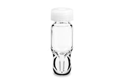 Waters Corp LCGC Certified Clear Glass 12 x 32 mm Screw Neck Total Recovery Vial, with Polyethylene Septumless Cap, 1 mL Volume, 100/pk