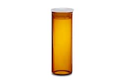 Waters Corp Amber Glass 15 x 45 mm Snap Neck Vial, 4 mL Volume, 100/pk
