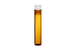 Waters Corp&nbsp;Deactivated Amber Glass 8 x 40 mm Snap Neck Vial, with Cap and PTFE Septum, 1 mL Volume, 250/pk