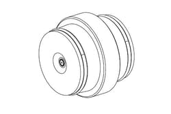 Waters Corp Cartridge Union, 40 mm
