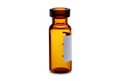 Waters Corp Amber Glass 12 x 32 mm Crimp Vial, 2 mL Volume, 100/pk