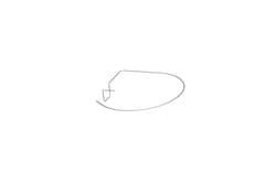 Waters Corp Tubing Assembly, HPLC Stainless Steel Inlet, .005 in ID x 24 in