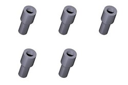 Waters Corp Compression Screw, 1/8 in, Tefzel, 5/pk, Quantity: Each of